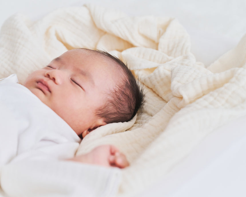 ママ向け出産準備セット（ベビーケット・おくるみタオル・沐浴ハンカチ）