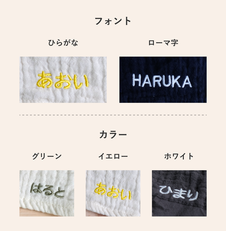 ギフトセット（沐浴ハンカチ4つ・おくるみバスタオル2つ）