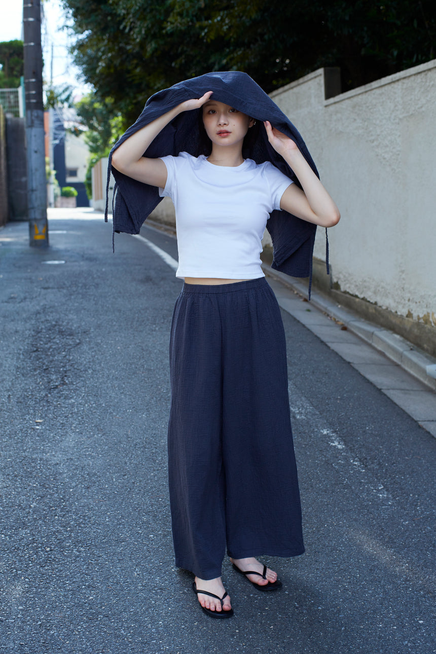 ロングワイドパンツ