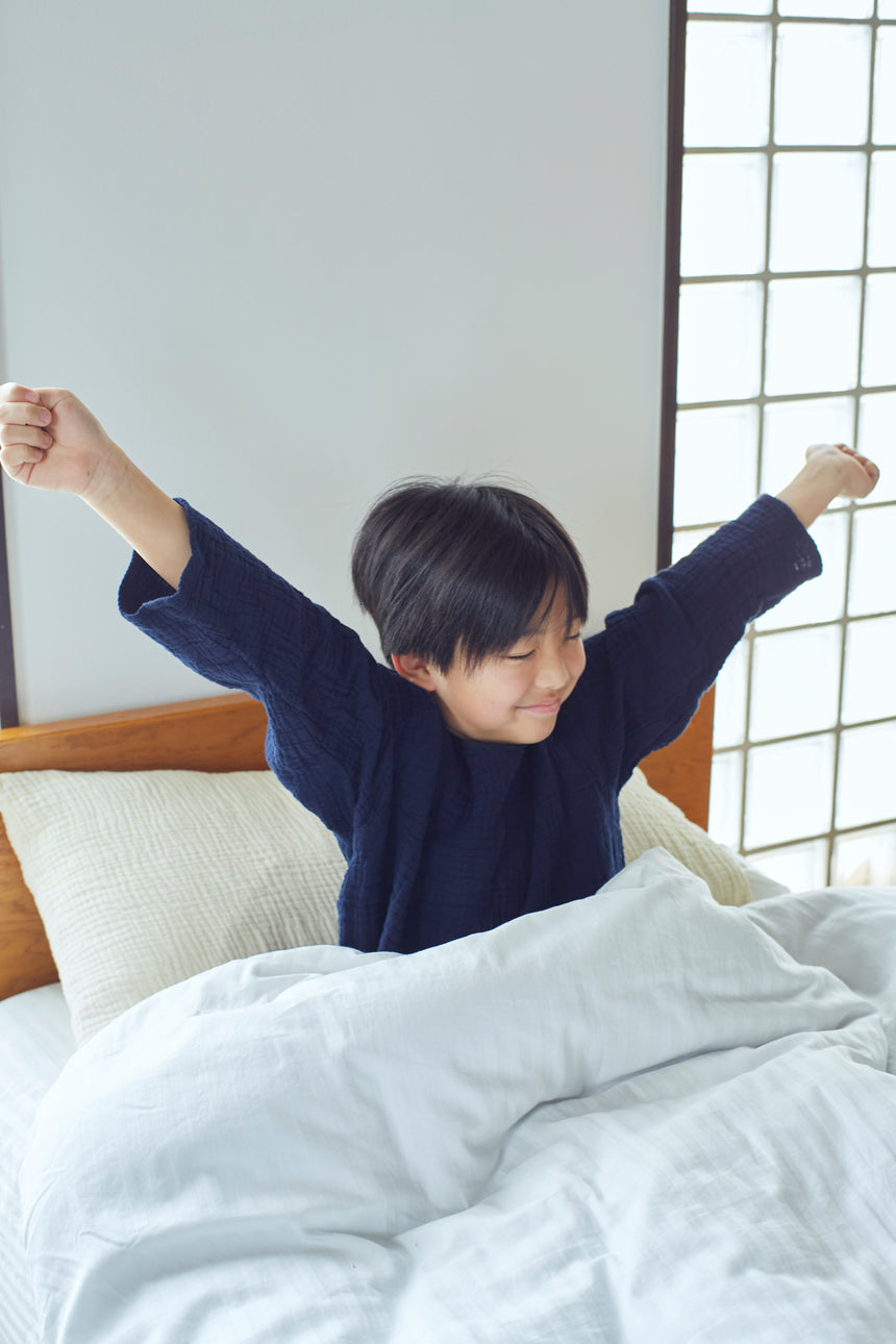 【10%OFF】子ども用 3重ガーゼパジャマ