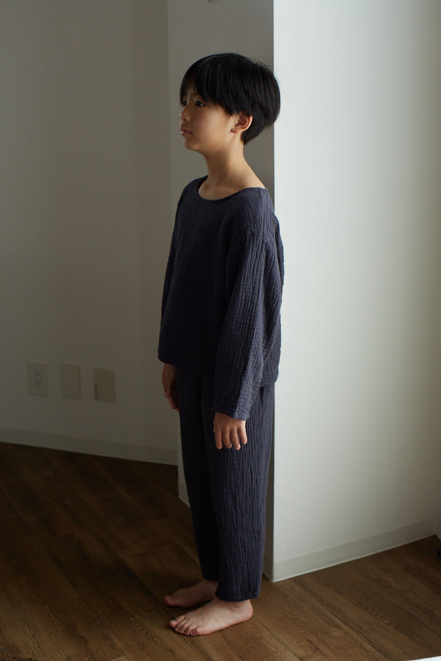 【10%OFF】子ども用 3重ガーゼパジャマ