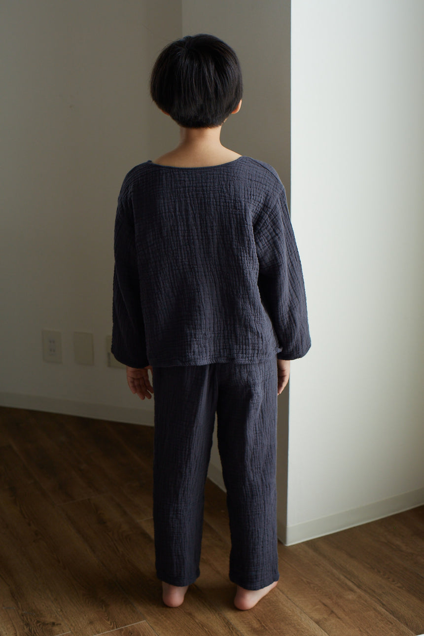 【10%OFF】子ども用 3重ガーゼパジャマ