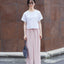 ショート丈半袖Tシャツ