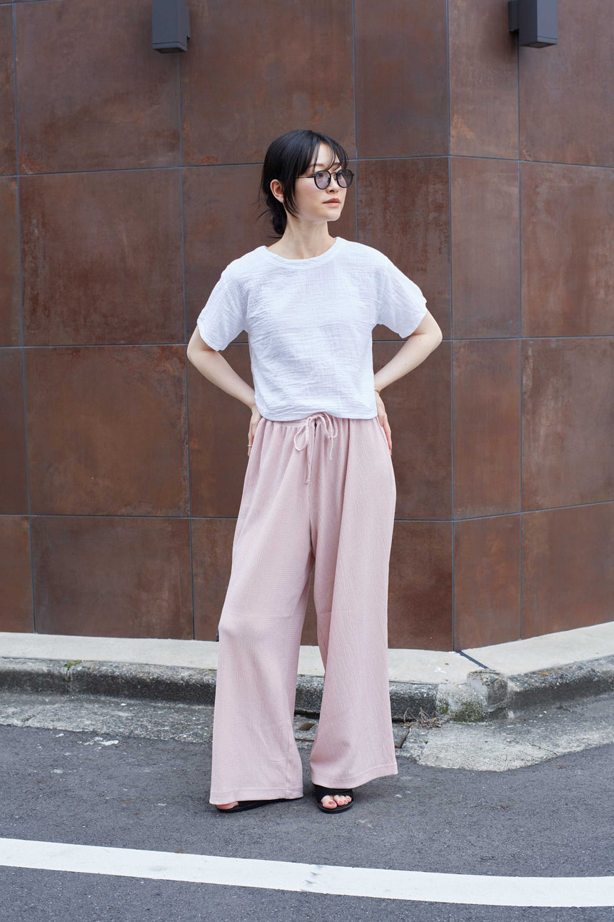 ショート丈半袖Tシャツ