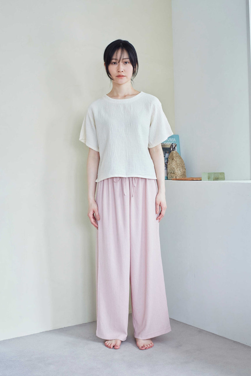 ショート丈半袖Tシャツ