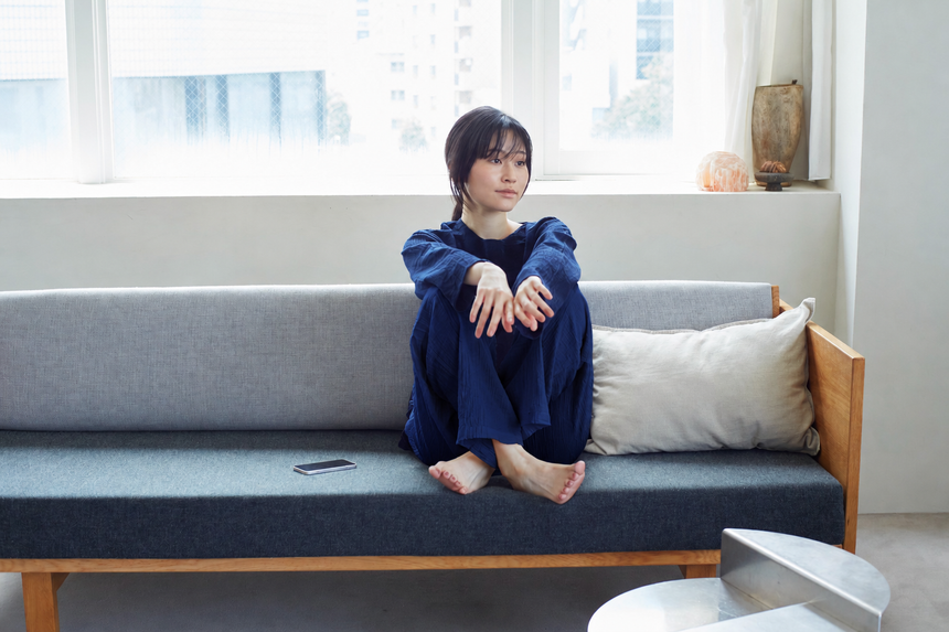 2重ガーゼ長袖Tシャツ