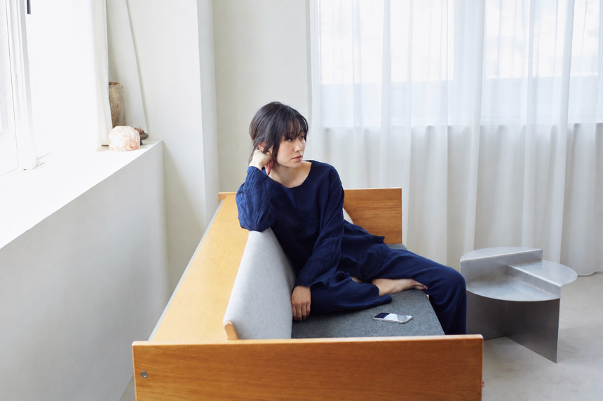 2重ガーゼ長袖Tシャツ