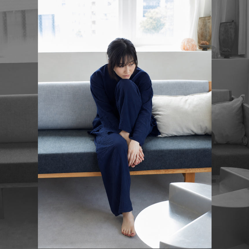 【10%OFF】2重ガーゼパジャマ（長袖）