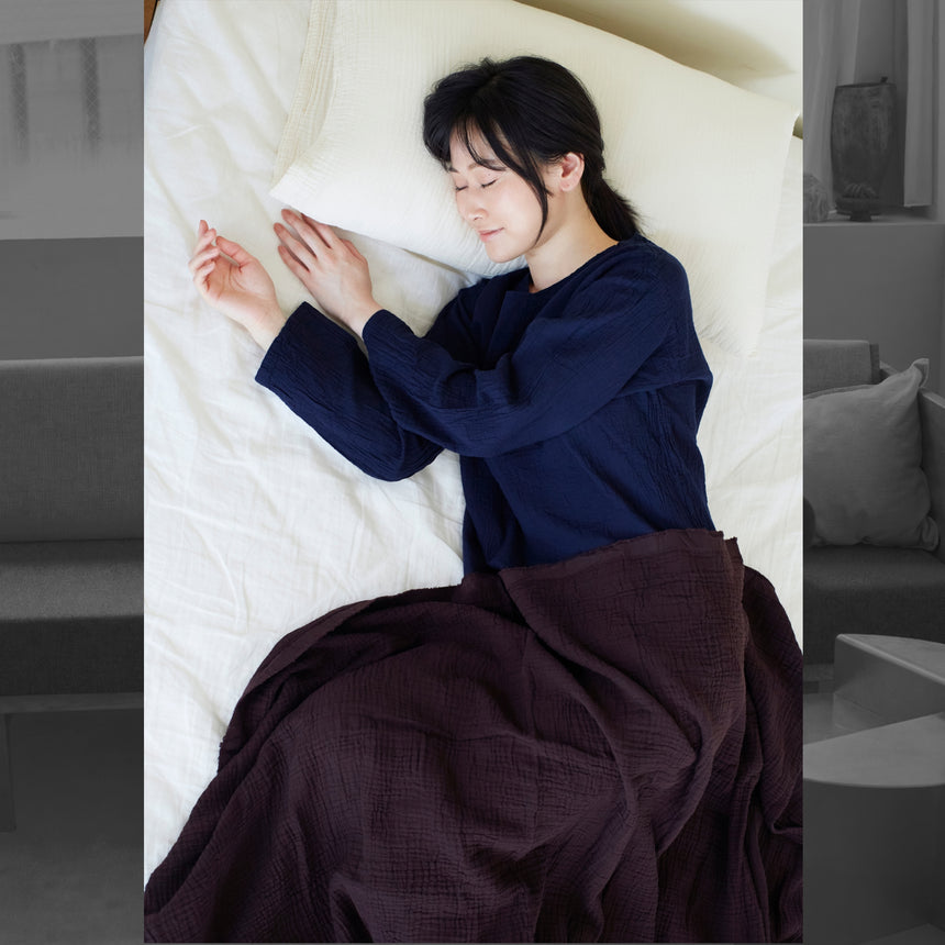 2重ガーゼ長袖Tシャツ