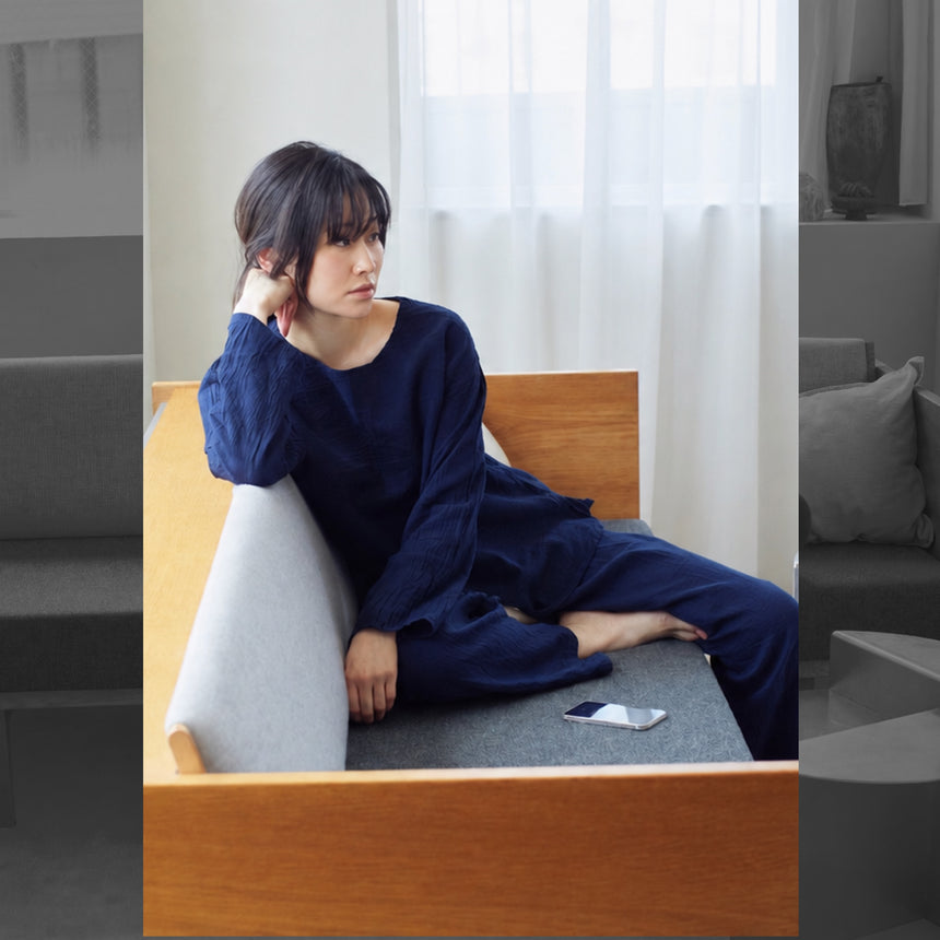 【10%OFF】2重ガーゼパジャマ（長袖）